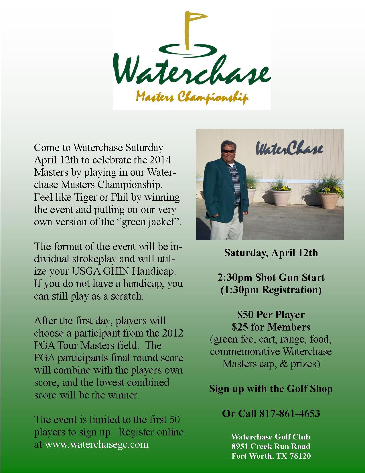 Waterchase Masters2014